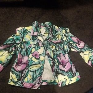 A beautiful floral jacket